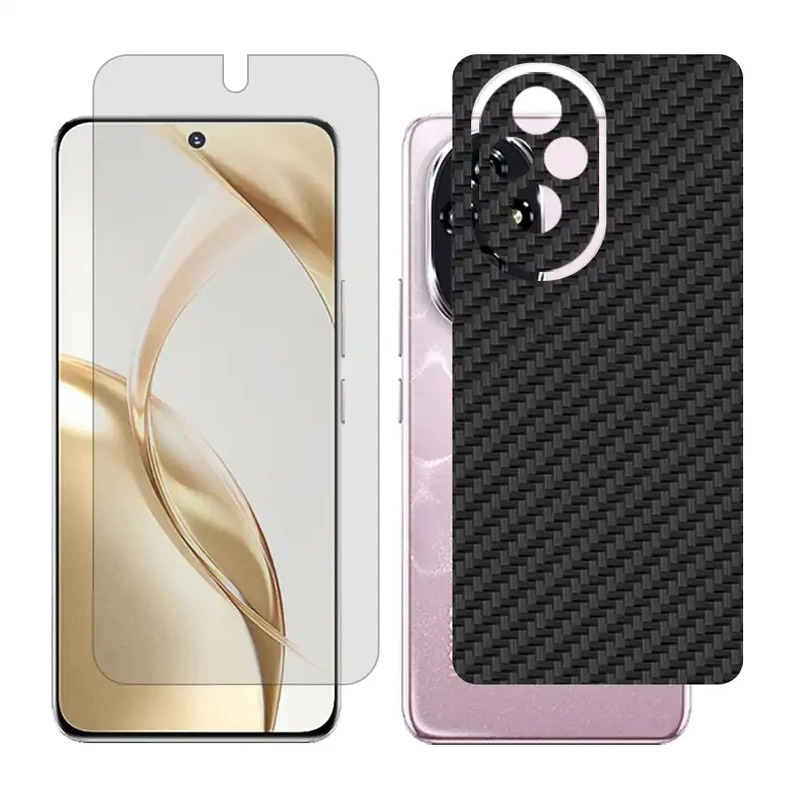 محافظ صفحه نمایش مات گلس مدل Together مناسب برای گوشی موبایل آنر 200 / Honor 200 به همراه برچسب پوششی پشت گوشی