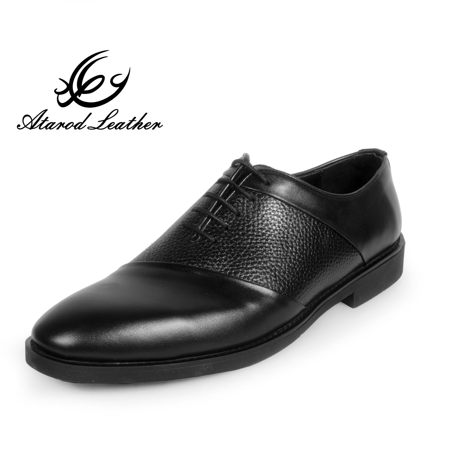 کفش مردانه چرم عطارد مدل چرم طبیعی کد SH134 -  - 9
