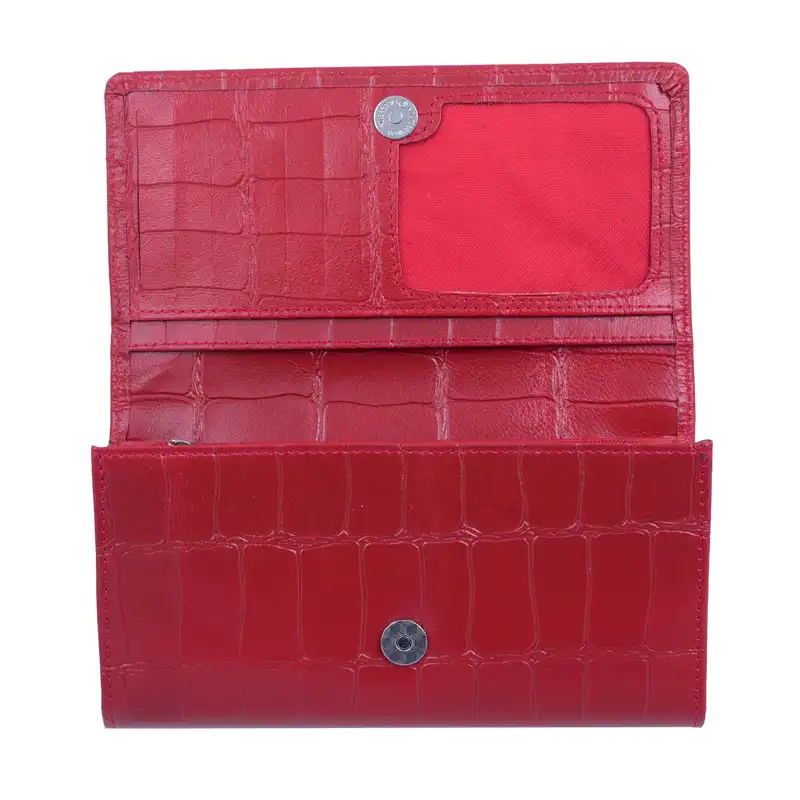 کیف پول زنانه چرم کن ا مدل D-383