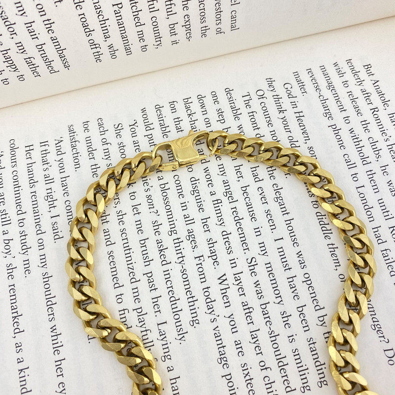 زنجیر مردانه مدل کارتی کد N4467