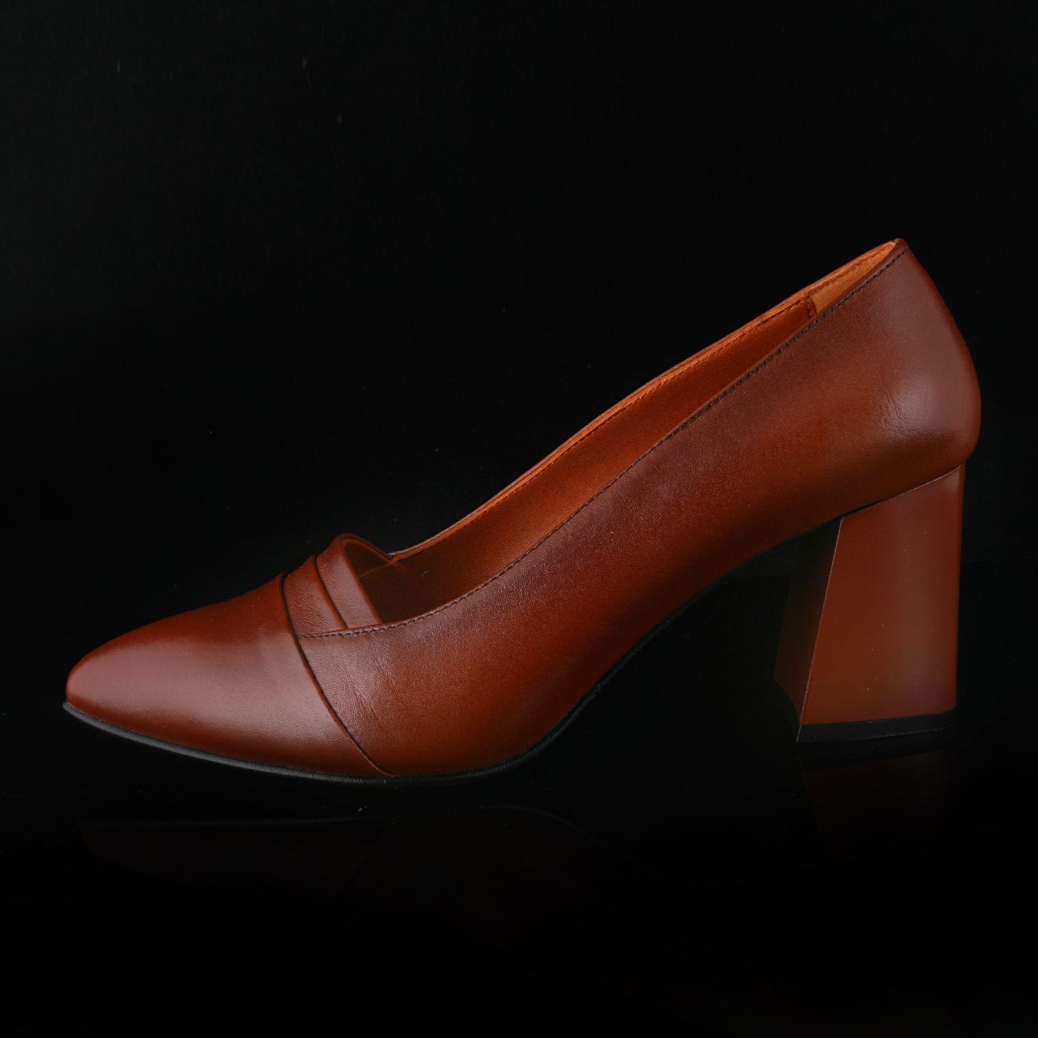 کفش زنانه چرم یلسان مدل  تارا کد Asl-TRA-613-GN -  - 1
