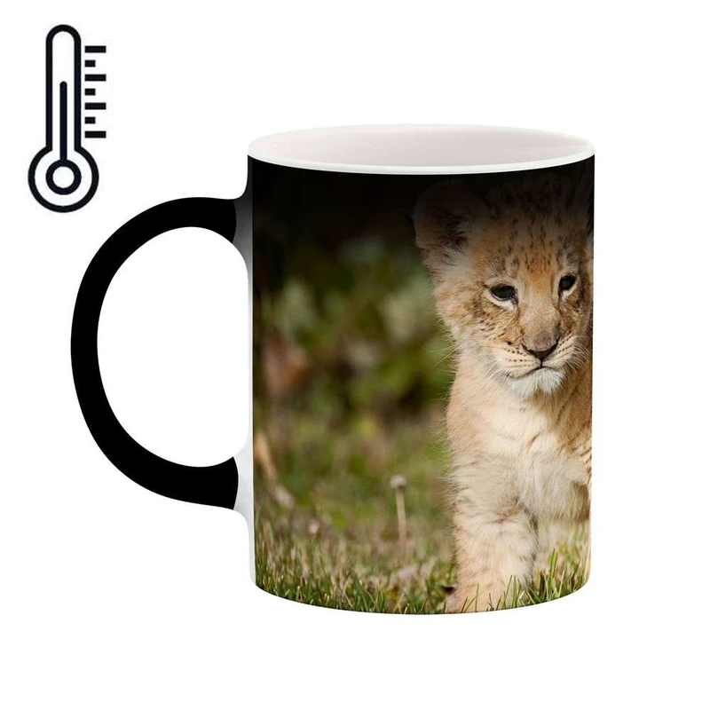 ماگ حرارتی کاکتی مدل بچه شیر کد mgh11317