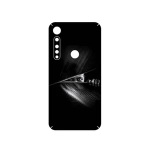MAHOOT Black Portrait Cover Sticker for Motorola One Vision Plus
