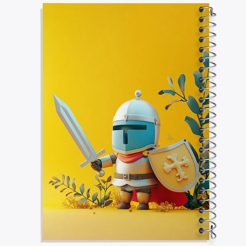 دفتر لیست خرید 50 برگ خندالو طرح شوالیه کیوت کد N2261