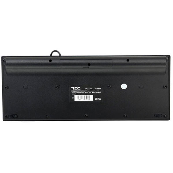 کیبورد تسکو مدل TK 8001 با حروف فارسی 3