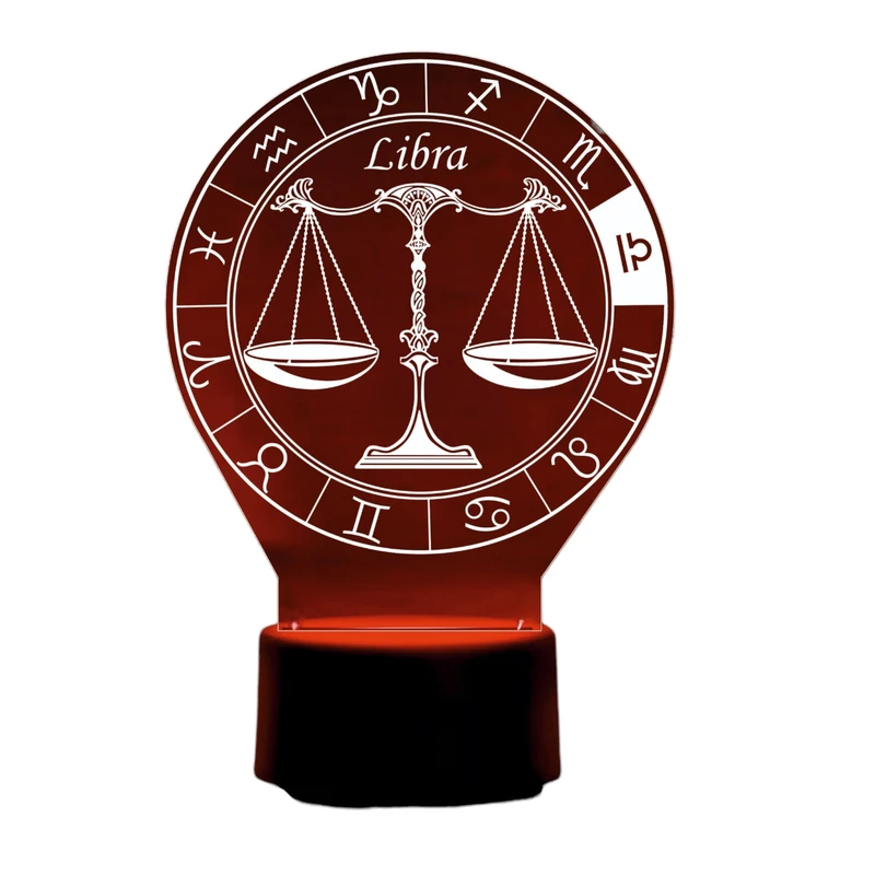 چراغ خواب مدل بالبینگ نماد ماه مهر ترازو libra