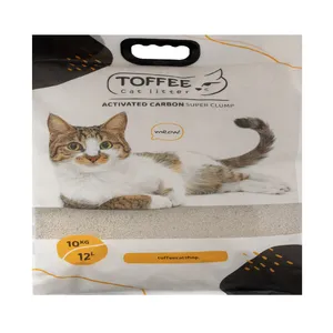 خاک گربه تافی مدل کربن اکتیو وزن 10 کیلوگرم