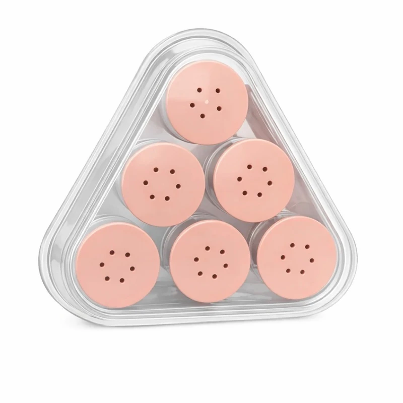 ست نمک‌پاش و فلفل‌پاش مدل شفاف مجموعه 6 عددی