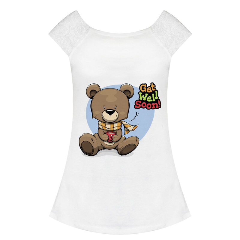 تی شرت زنانه مدل ST0005-110015 