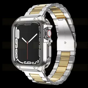 Sprig 3Bead GLD-BK model For Apple Watch Series 7/8/9 size 45mm with cover