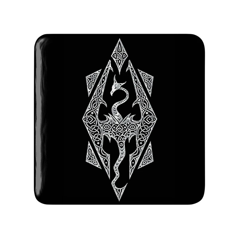 مگنت خندالو طرح بازی اسکایریم (Skyrim) مدل مربعی کد 32769