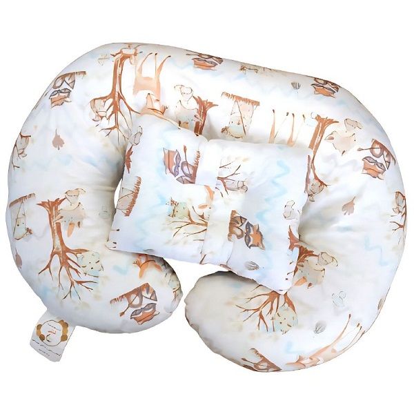 ست بالش شیردهی شایلی مدل لالایی برگ ها مجموعه 2 عددی