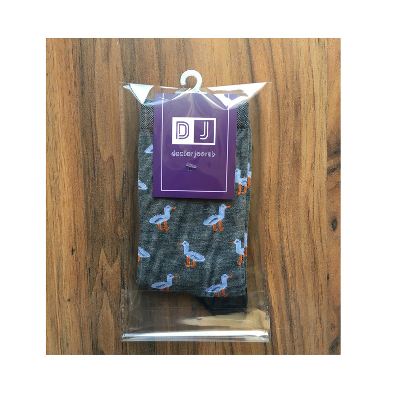 جوراب زنانه مدل ساقدار طرح اردک