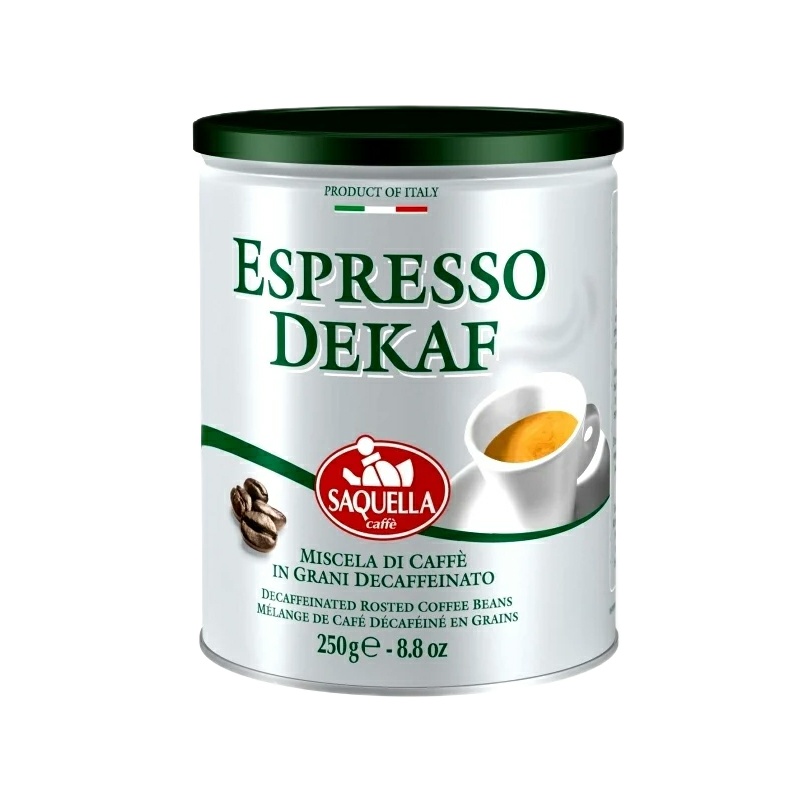 دانه قهوه اسپرسو دیکلف ساکوئلا - 250 گرم