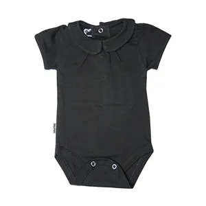 بادی آستین کوتاه آدمک مدل 177800 رنگ مشکی