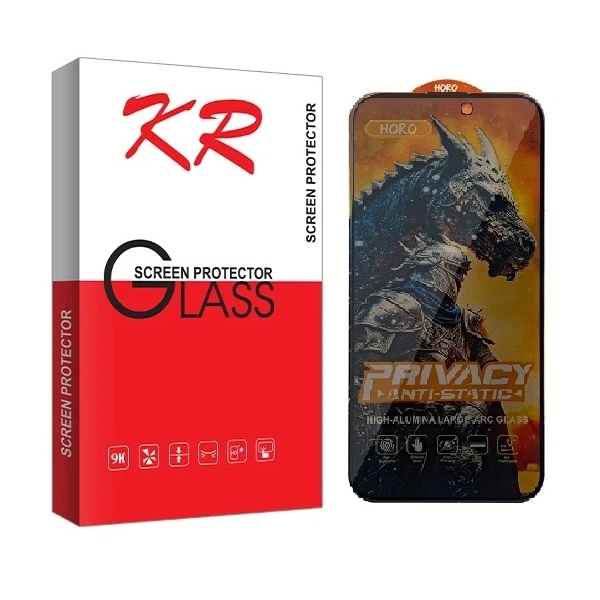 محافظ صفحه نمایش حریم شخصی کی آر مدل HORO مناسب برای گوشی موبایل اپل iPhone 13 promax