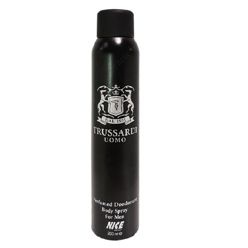 اسپری خوشبو کننده بدن مردانه نایس پاپت مدل Trussardi Uomo حجم 200 میلی لیتر اسپری خوشبو کننده بدن مردانه نایس پاپت مدل Trussardi Uomo حجم 200 میلی لیتر