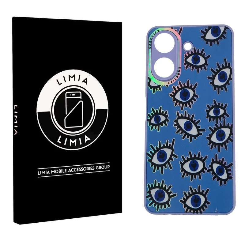 کاور لیمیا مدل فانتزی لنزدار طرح عروسکی شبرنگی مناسب برای گوشی موبایل شیائومی Redmi 13C
