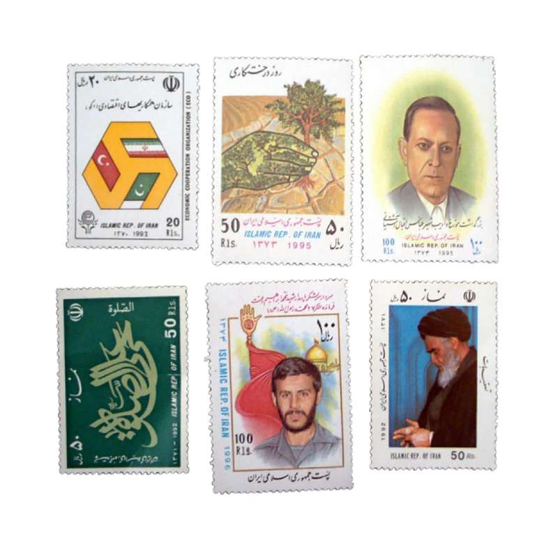 تمبر یادگاری مدل یادبود کد IR5139 مجموعه 6 عددی