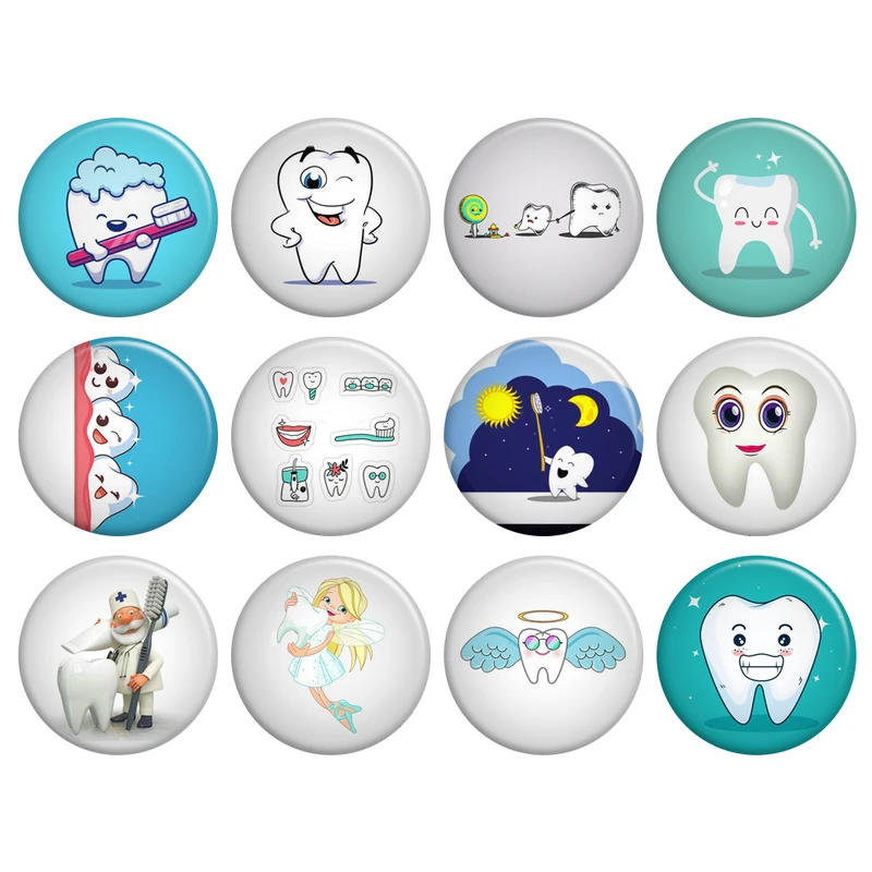 پیکسل گالری باجو طرح دندان و دندانپزشکی کد 67 مجموعه 12 عددی