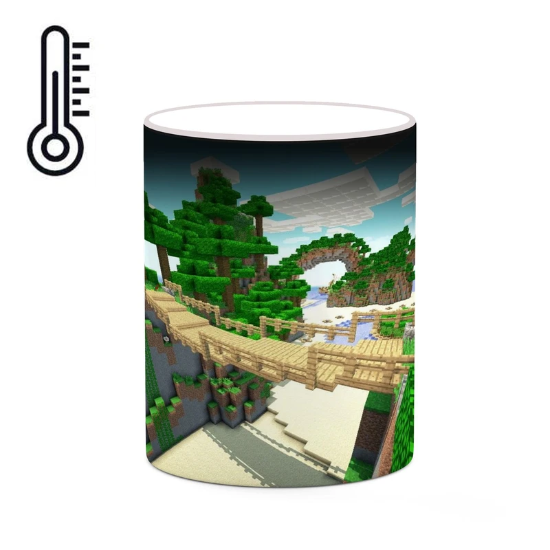 ماگ حرارتی کاکتی طرح ماینکرافت minecraft مدل mgh41390