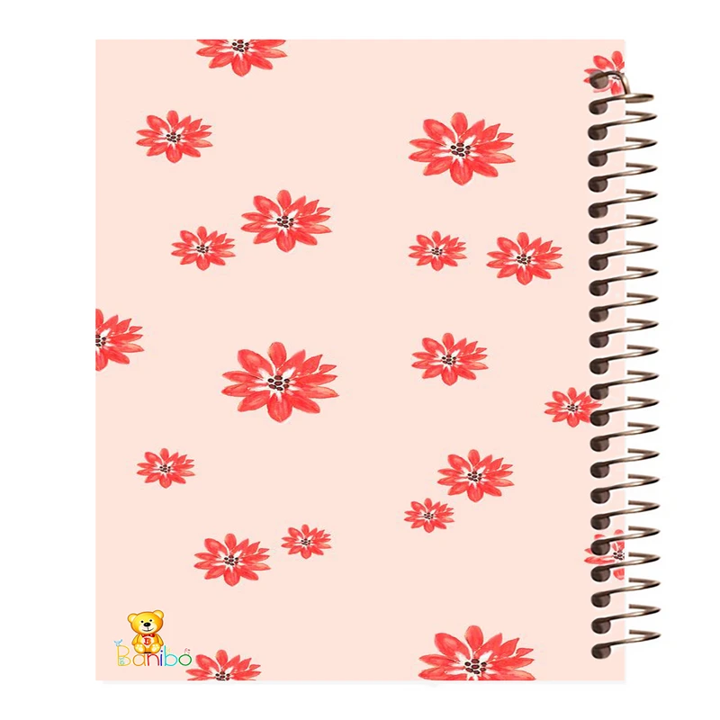 دفتر نقاشی 50 برگ بانیبو مدل گل کد 751