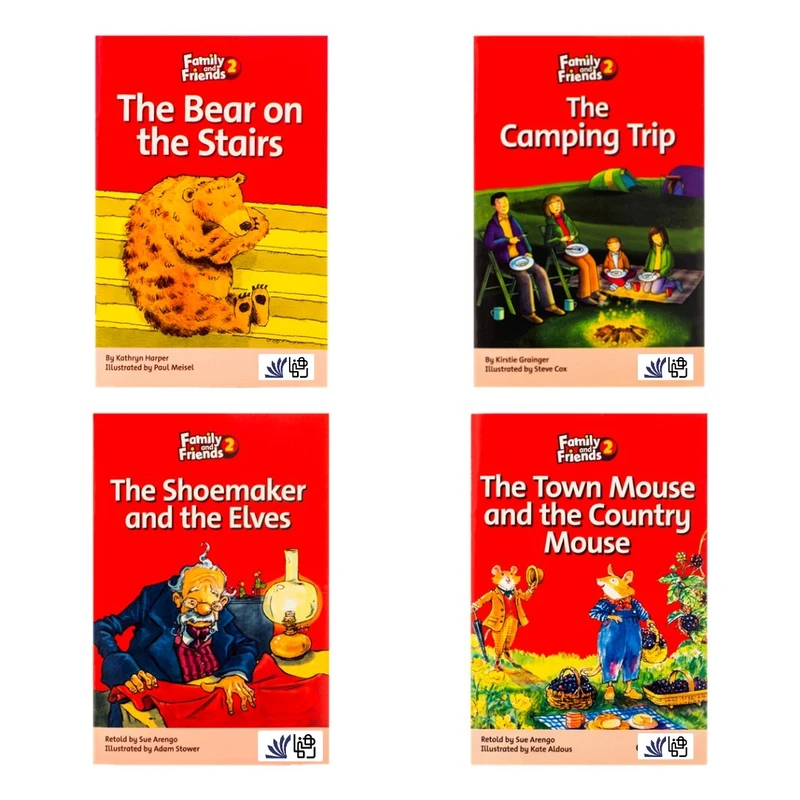 کتاب family and friends Readers 2 اثر Julie Penn انتشارات رهنما 4جلدی