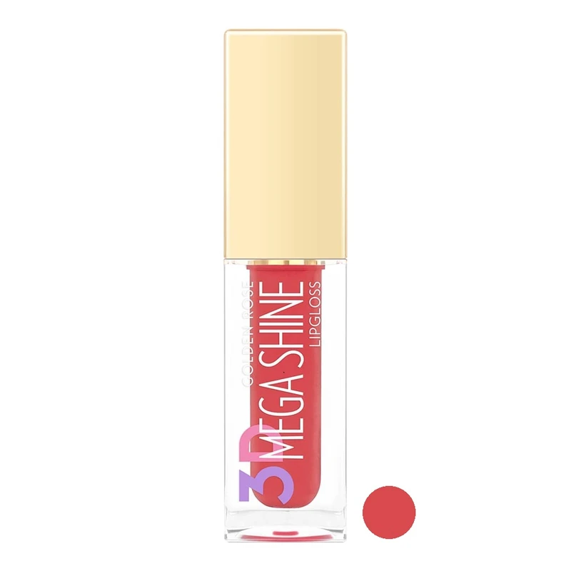 لیپ گلاس گلدن رز مدل MEGA SHINE شماره 111