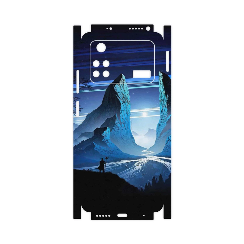 برچسب پوششی ماهوت مدل Blue Mountains Digital Art-FullSkin مناسب برای گوشی موبایل شیائومی Poco M4 Pro 4G