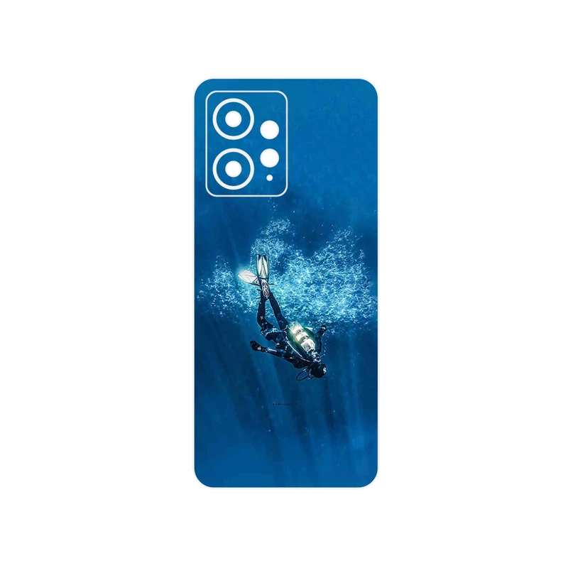 برچسب پوششی ماهوت مدل Scuba_Diving مناسب برای گوشی موبایل شیائومی Redmi Note 12 4G