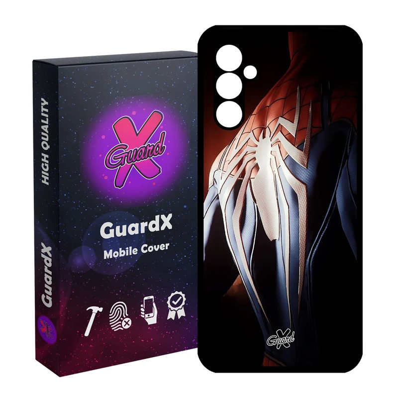 کاور گارد ایکس طرح Spider Man مدل Glass10126 مناسب برای گوشی موبایل سامسونگ Galaxy A24/A24 4G/M34 5G