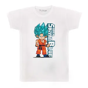 تی شرت بچگانه پرمانه طرح انیمه دراگون بال کد pmt.3767