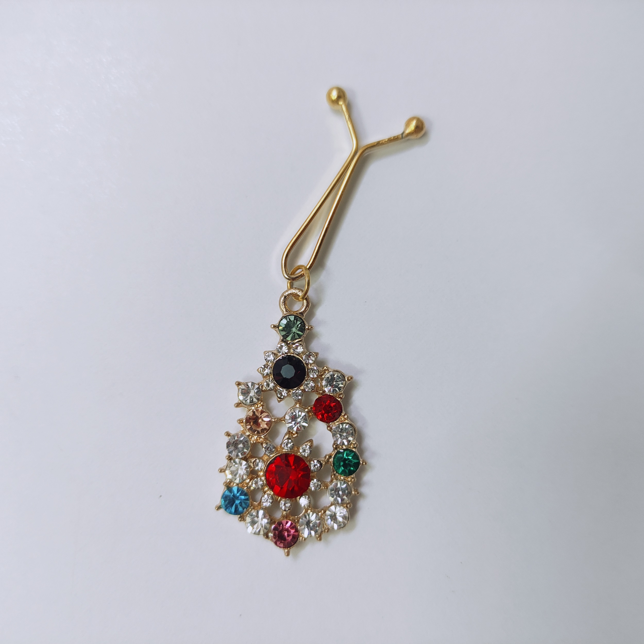 گیره روسری زنانه مدل نگین دار