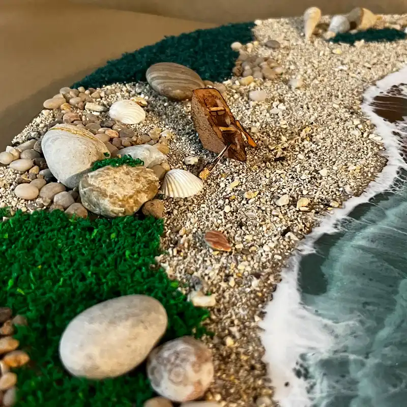 تابلو برجسته مدل دریا 50