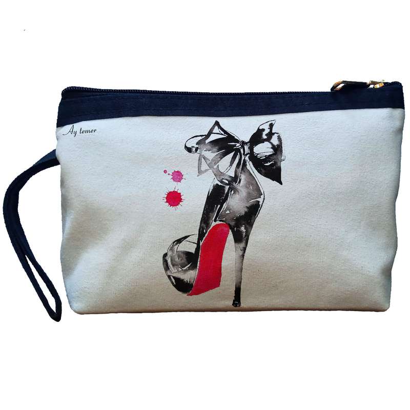 کیف لوازم آرایش زنانه آی تمر مدل کفش کد 129