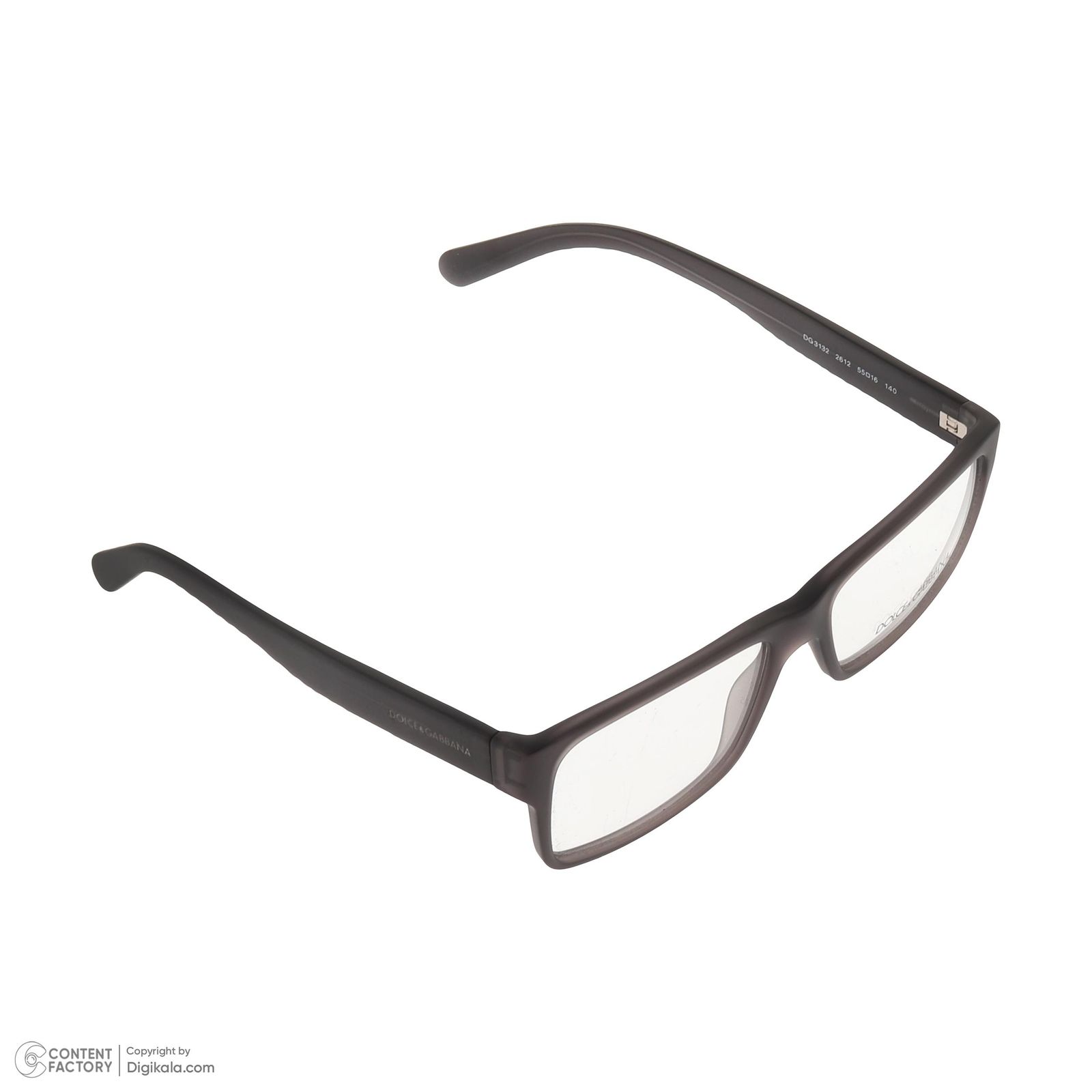 فریم عینک طبی مستطیلی دولچه اند گابانا مدل 0DG3132-2612 مناسب برای صورت بیضی، قلب، گرد و مثلث -  - 3