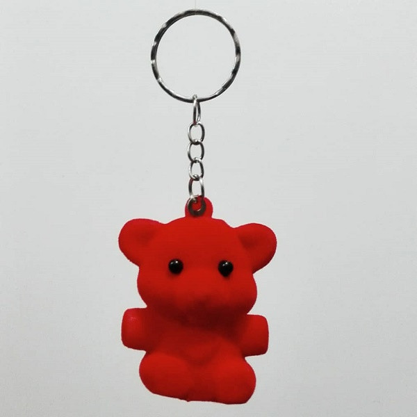 جاکلیدی دخترانه مدل خرس جغجغه ای