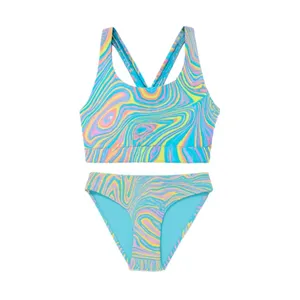 ست 2 تکه مایو دخترانه مدل RE 20200432