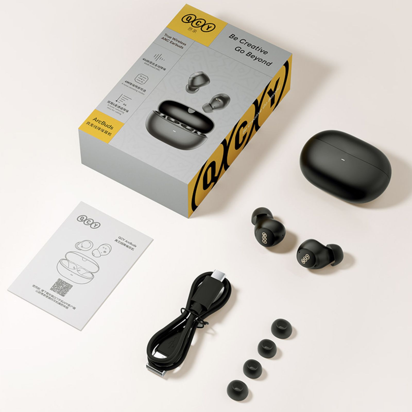 هدفون بلوتوثی کیو سی وای مدل ArcBuds -  - 9