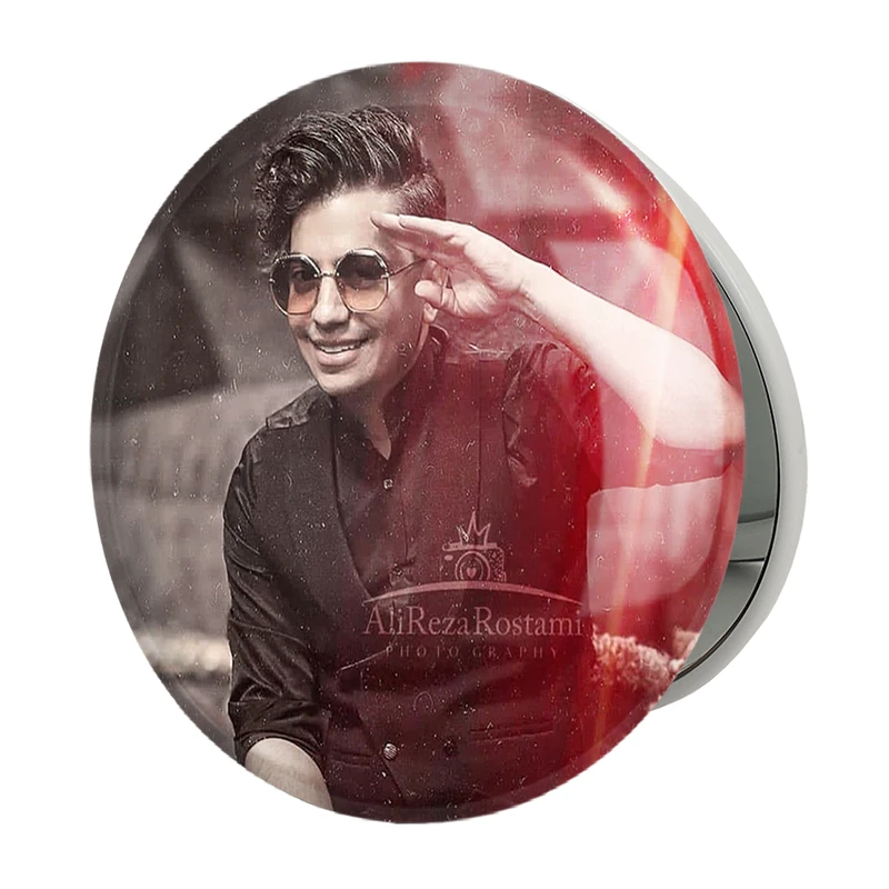 آینه جیبی خندالو طرح محسن ابراهیم زاده مدل تاشو کد 3329 