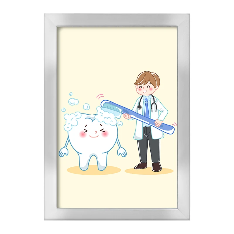 تابلو خندالو طرح دندان و دندان پزشکی کودکانه کد 36711