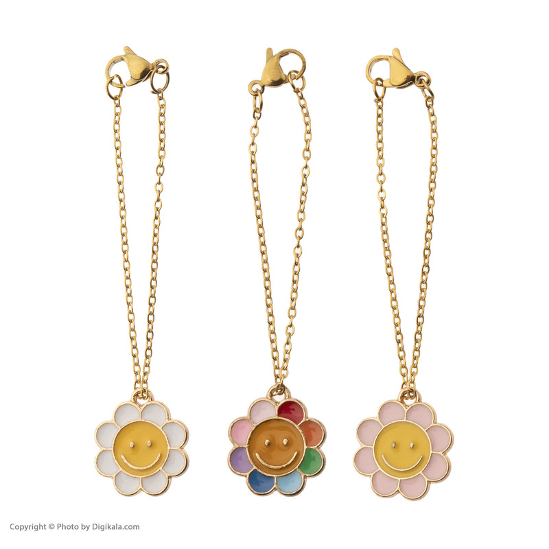 آویز ساعت زنانه مدل بابونه کد 02