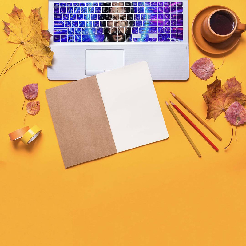 برچسب حروف فارسی کیبورد مدل john wick کد K-341 