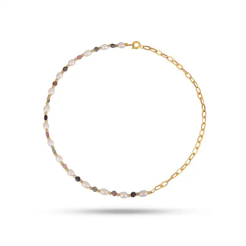 گردنبند طلا 18 عیار زنانه کیا گالری مدل AN621