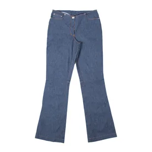 شلوار جین زنانه مدل کاغذی دمپا گشاد کد 02