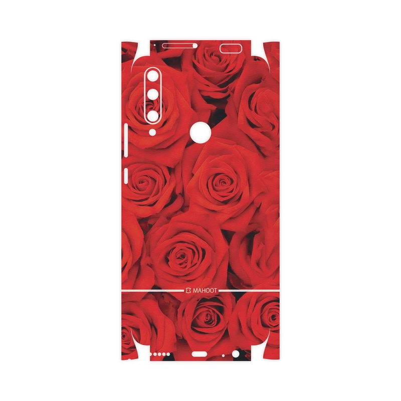 برچسب پوششی ماهوت مدل Red-Flower-FullSkin مناسب برای گوشی موبایل آنر 9X