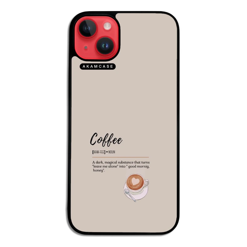 کاور آکام مدل AMC-WA14PLUS-COFFEE-16 مناسب برای گوشی موبایل اپل iPhone 14 Plus