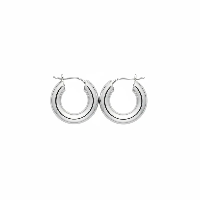 گوشواره حلقه‌ای زنانه مدل اسپورت