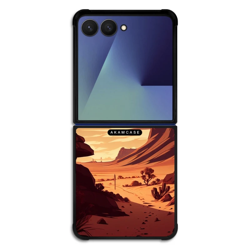 کاور آکام مدل AMC-WSGZFLIP7-DESERT-21 مناسب برای گوشی موبایل سامسونگ Galaxy Z Flip 7