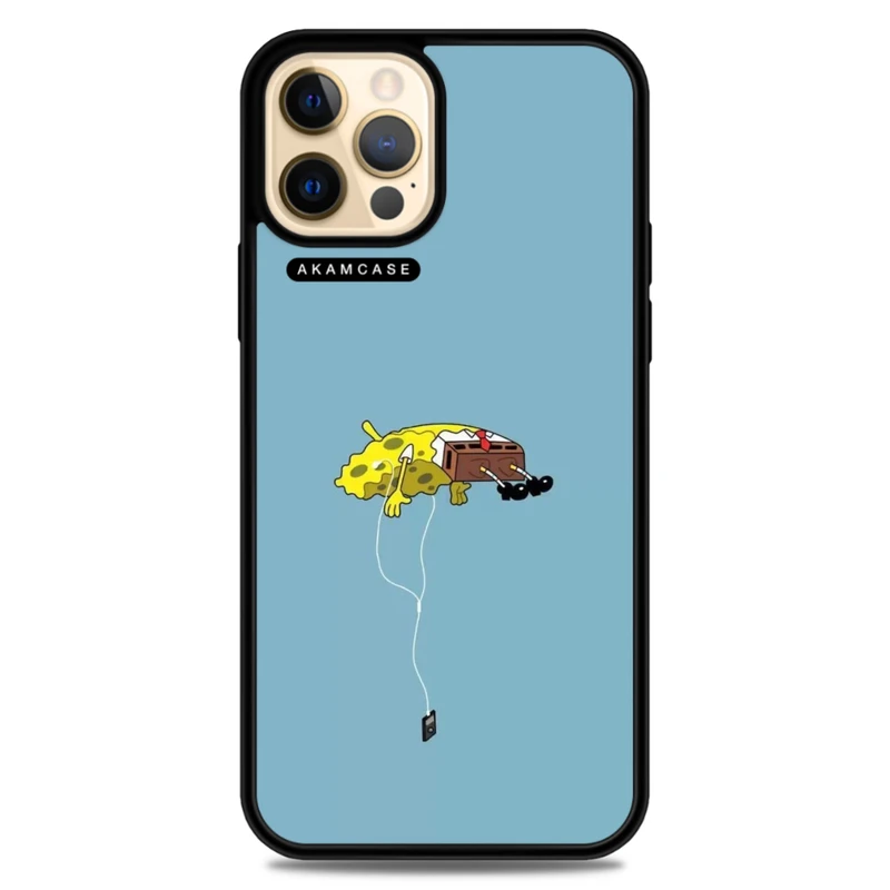 کاور آکام مدل AMC-WA12PRO-SPONGE BOB1 مناسب برای گوشی موبایل اپل iPhone 12 Pro